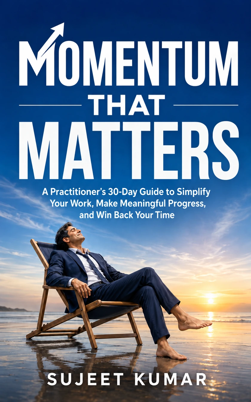 Momentum That Matters book cover by Sujeet Kumar